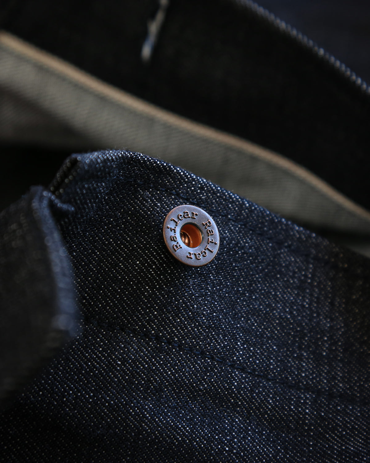 Tarmac X129 15.5 Oz Black Warp White Weft Red Line Selvedge