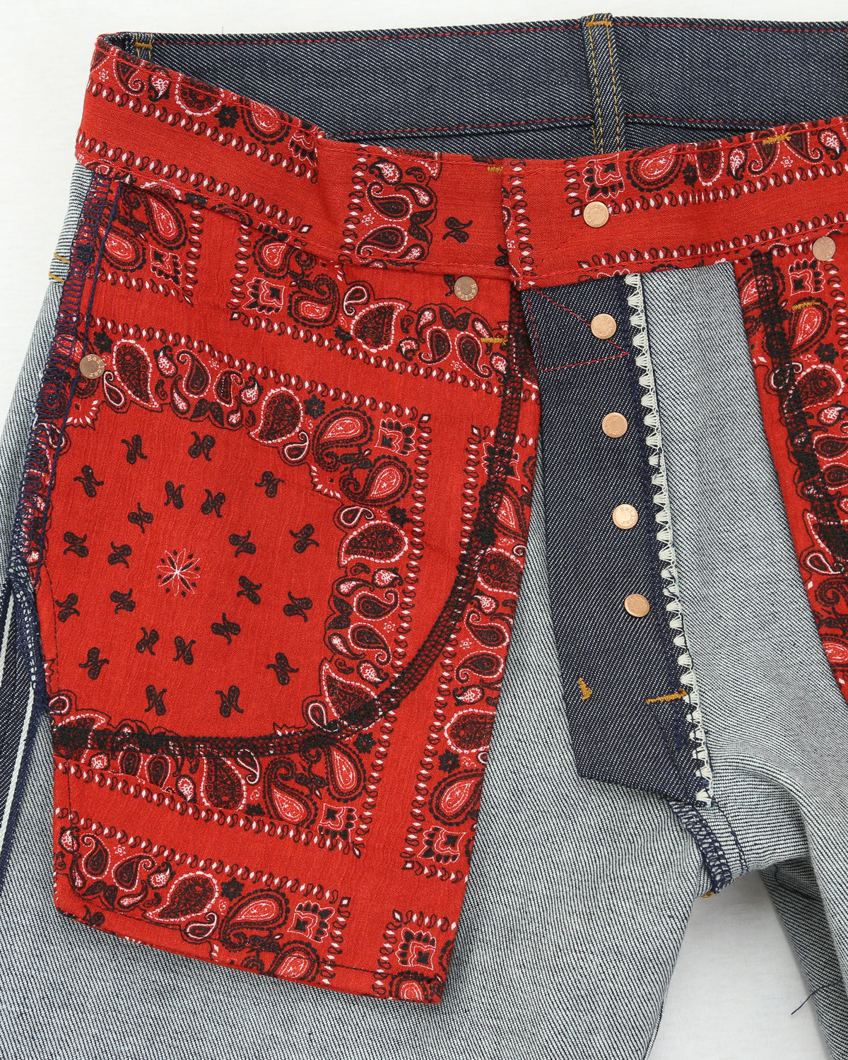 Railcar X Rad Bill Allen Collaboration #2 12 Ounce Indigo Recycled Fibers Selvedge