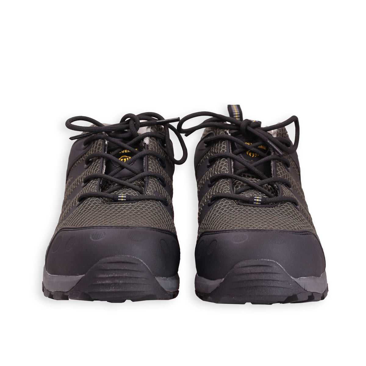 Front of WOLVERINE WORK AMHERST LOW CUT COMPOSITE TOE EH