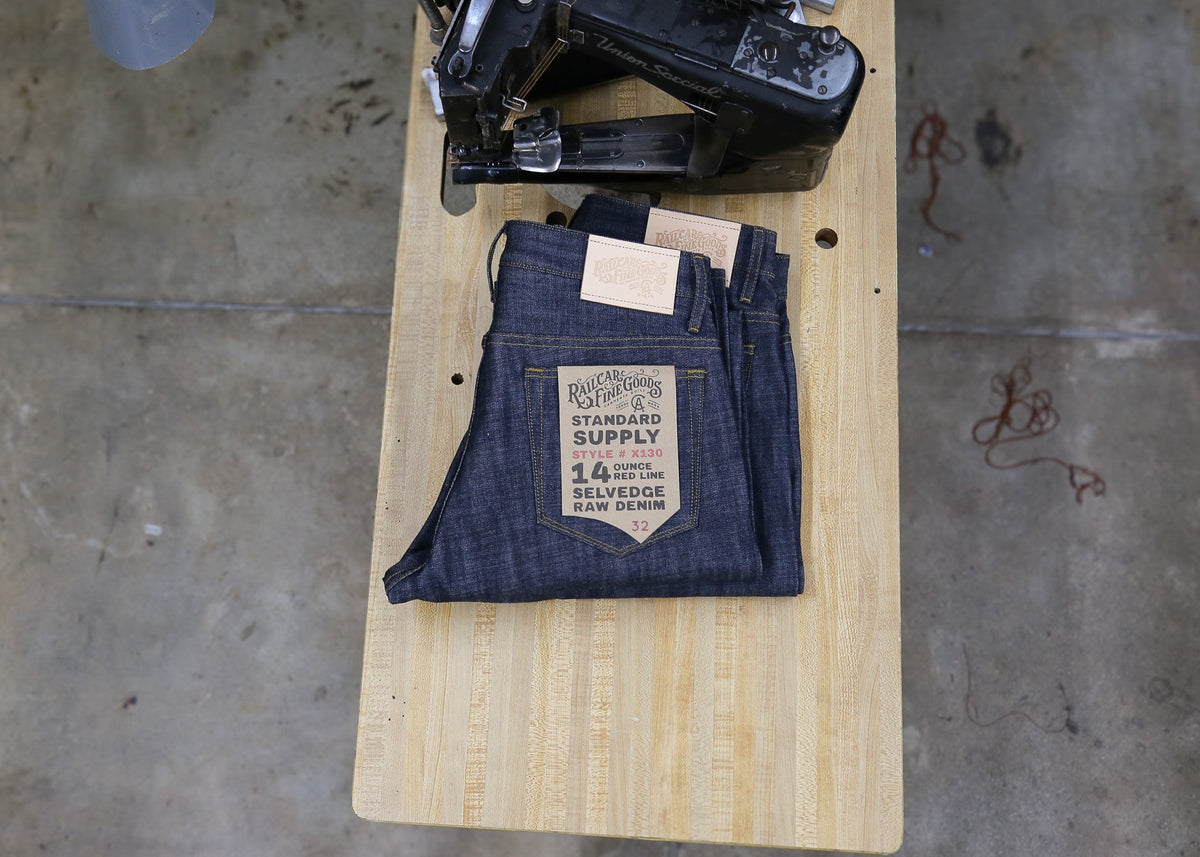 selvedge X130 raw denim