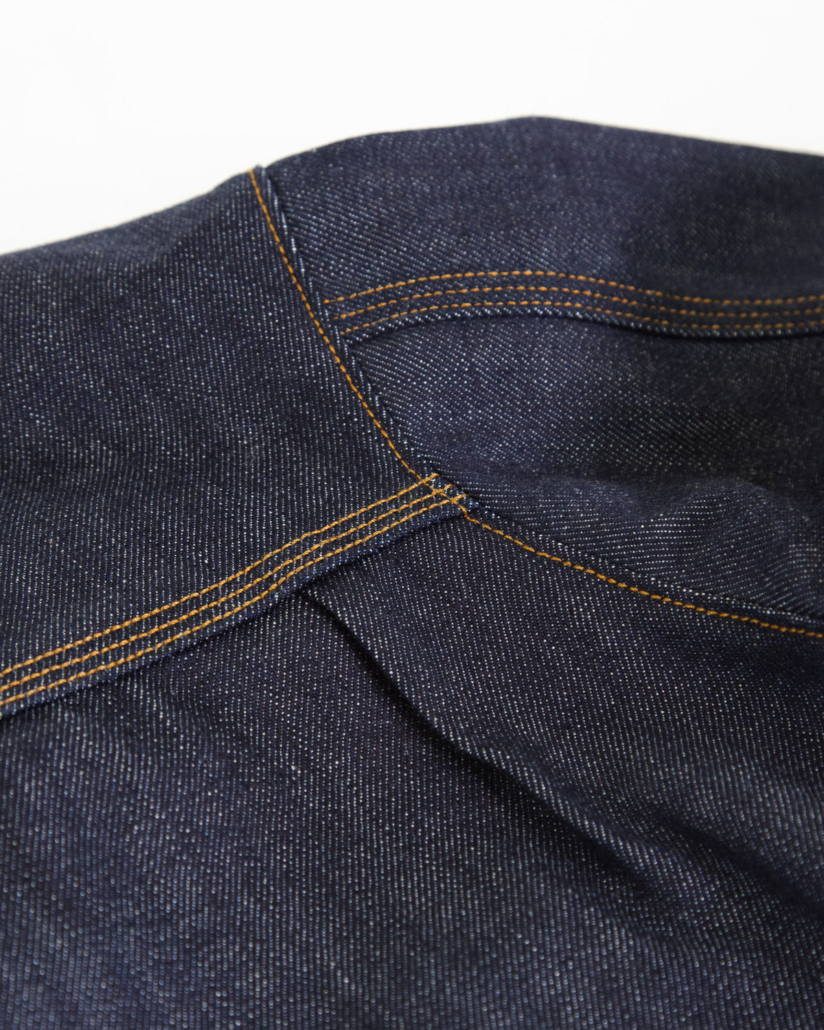 Back Shoulder Detail of Railcar Black Invader Type 1 Jacket